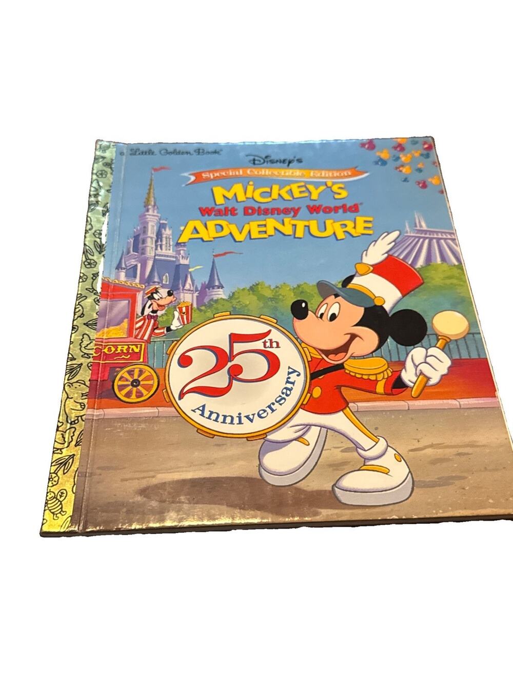 Mickey's Walt Disney World Adventure Little Golden Book 25th Anniversary 1997